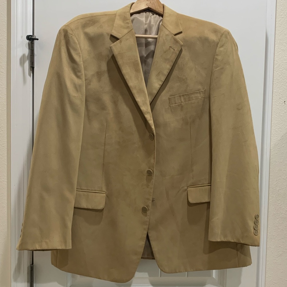 APT9 Blazer Sport Jacket suede size 48R
